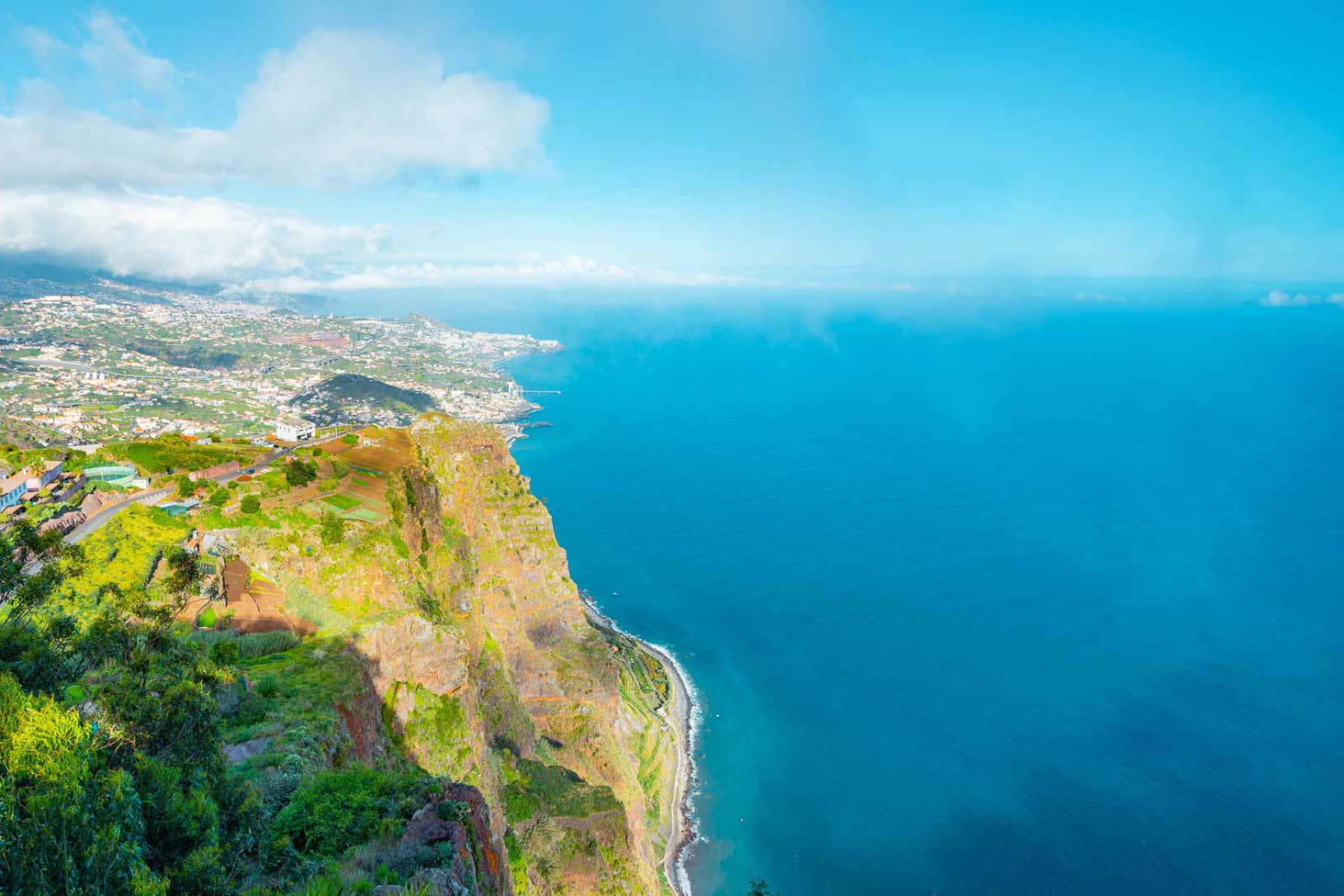 Landscape of Cabo Girão in Madeira