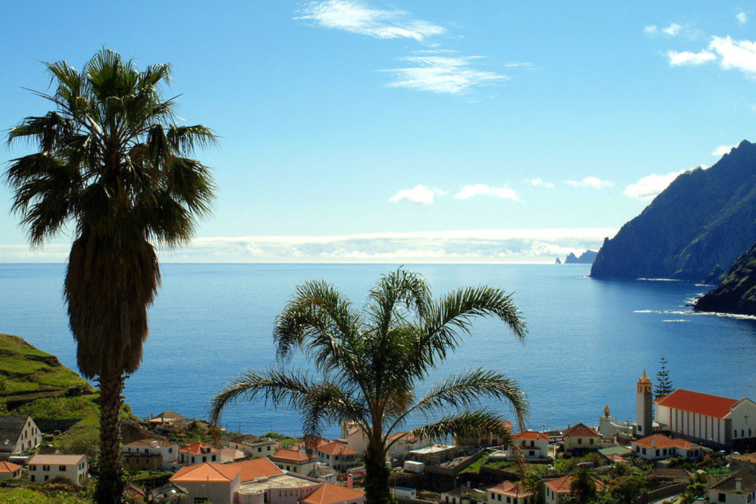 Landscape of Porto da Cruz Village