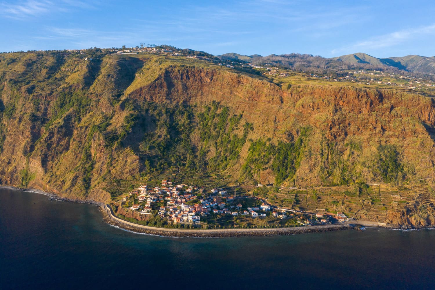 Landscape of Jardim do Mar village