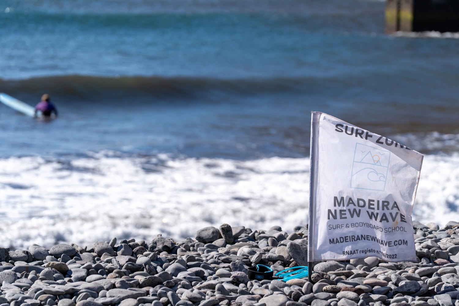 Surf spot selected by a surf guide from Madeira New Wave