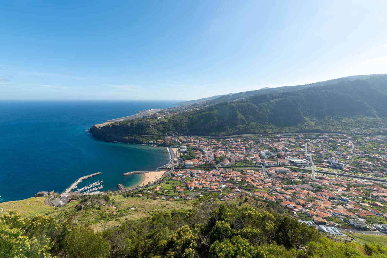 Landscape of Pico do Facho in Machico