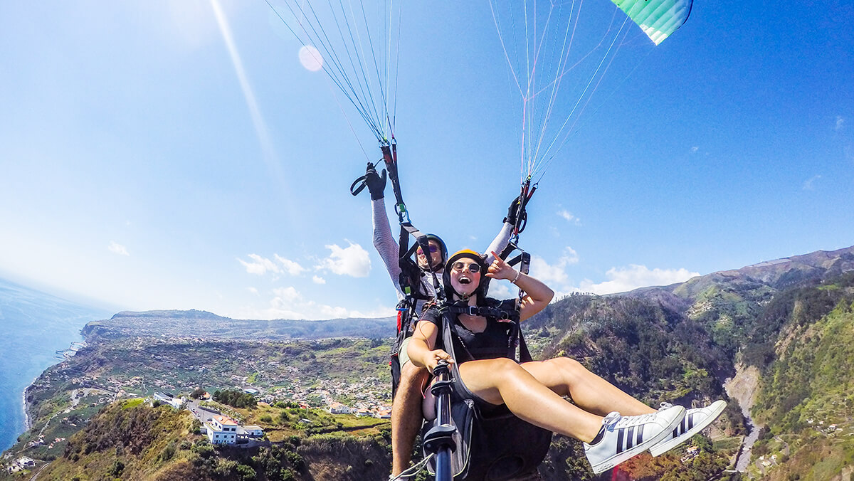 Paragliding in Madeira Island